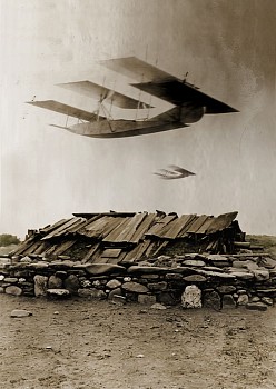 planes over sweat house